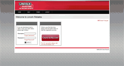 Desktop Screenshot of lincolnrebates.ca